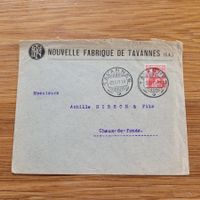 Brief Horlogerie Nouvelle Fabrique de Tavannes  1911