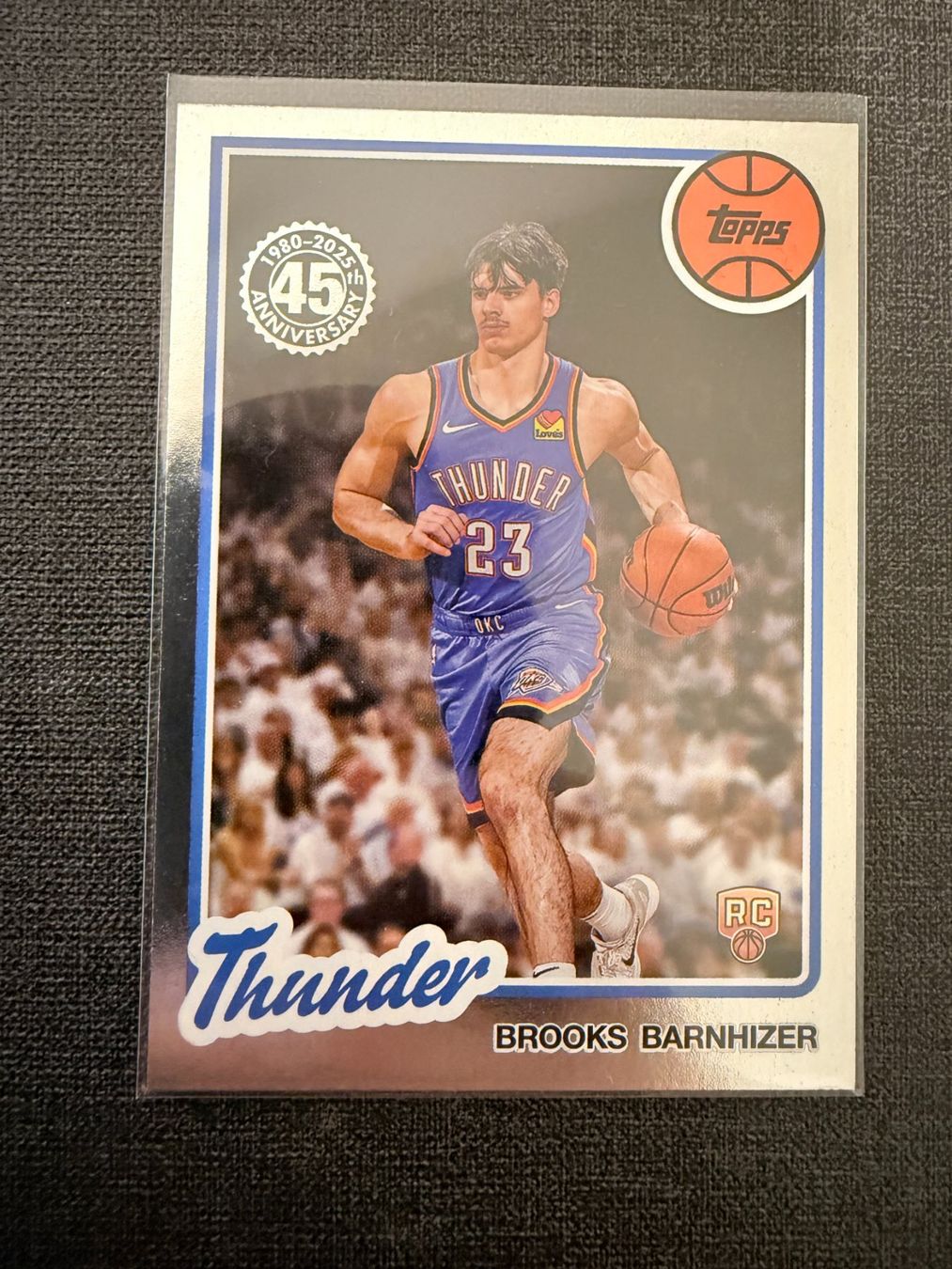 Topps Carte collezionabili: Topps Brooks Barnhizer Thunder – Usato da Burgdorf venduto da Sports_Cards_3400