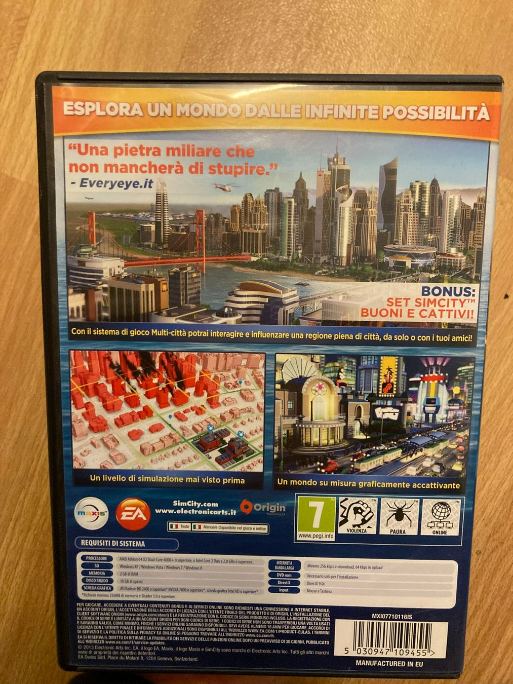 Microsoft Giochi: Simcity auf Italienisch – Usato da Gümligen venduto da Storcko 1