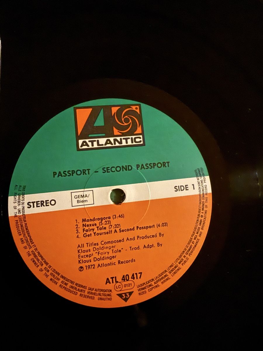 Schallplatten: Passport - Second Passport - Doldinger - Vinyl Schallplatte – Gebraucht aus Goldach von Messerguru 5