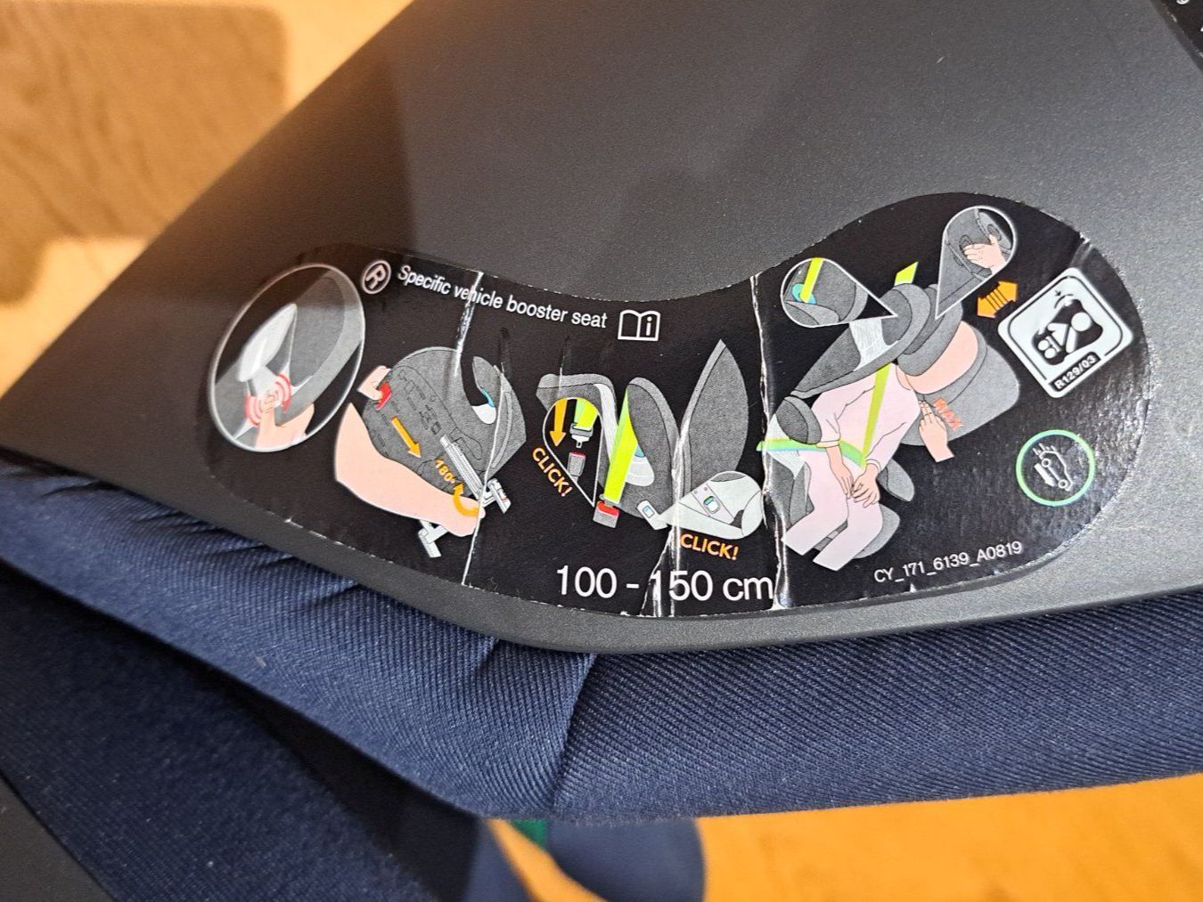 Cybex Sièges auto: Cybex Solution S i-Fix Kindersitz (dunkelblau) – D'occasion à Erlinsbach par carolinalexia 5