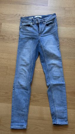Mango Push-up Jeans blau Grösse 34