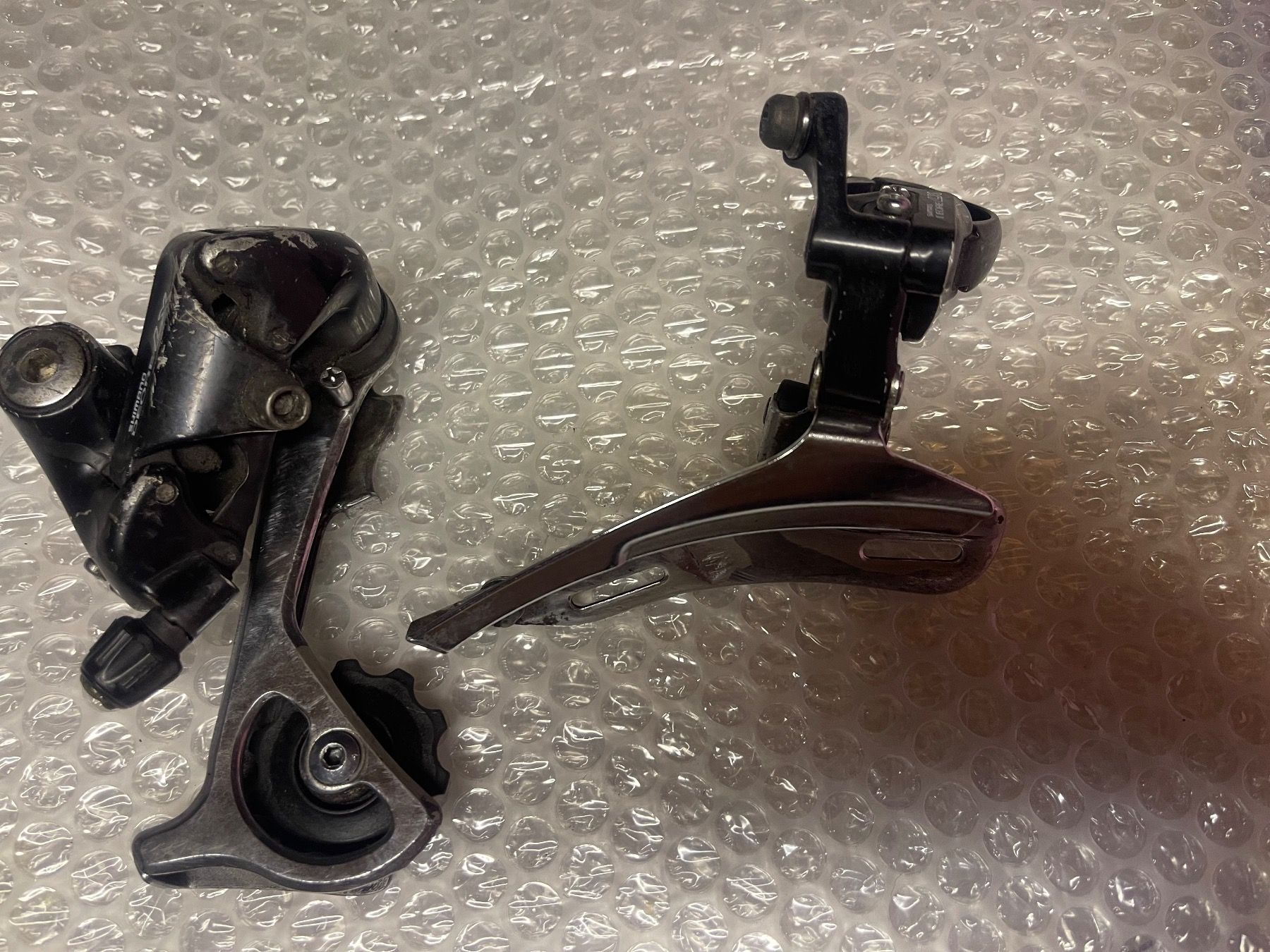 Shimano Ersatzteile: Shimano Deore LX 31,8 Umwerfer und Schaltwerk – Gebraucht aus Giubiasco von bulag 5