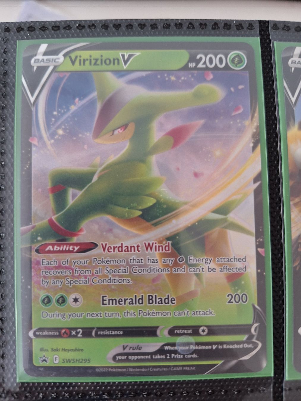 Pokémon Carte collezionabili: Virizion V – Usato da Altstätten SG venduto da GGsGameshop