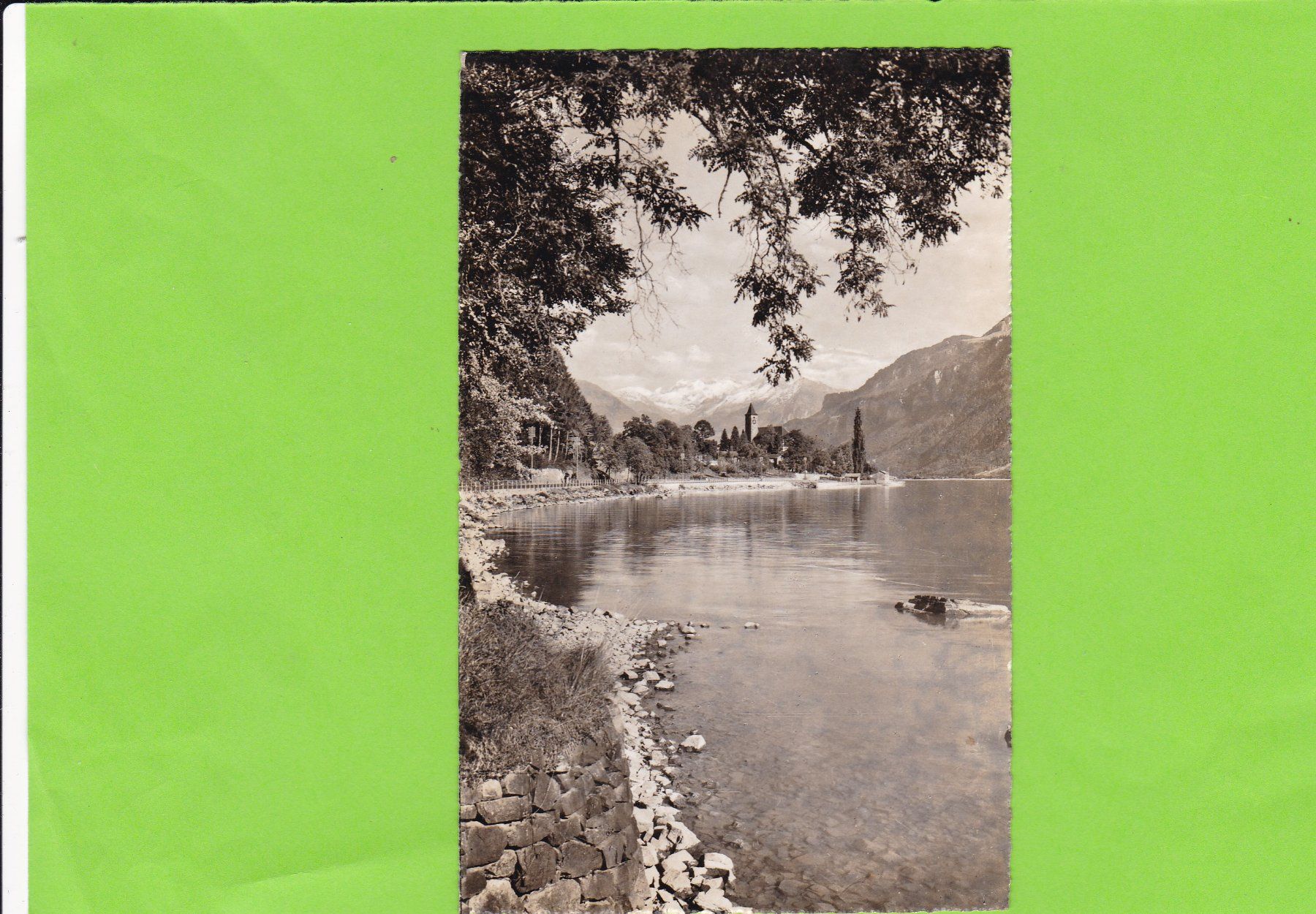 Ansichtskarten: Brienz-Blick gegen Hasliberge – Gebraucht aus St. Peterzell von neckertal