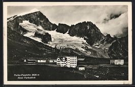 AK Furka-Passhöhe, Hotel Furkablick