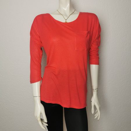H&M DIVIDED Bequemes Oberteil / Langarmshirt in Rot - S