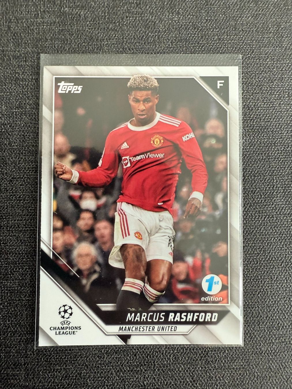 Topps Carte collezionabili: Topps Marcus Rashford Manchester United – Usato da Burgdorf venduto da Sports_Cards_3400