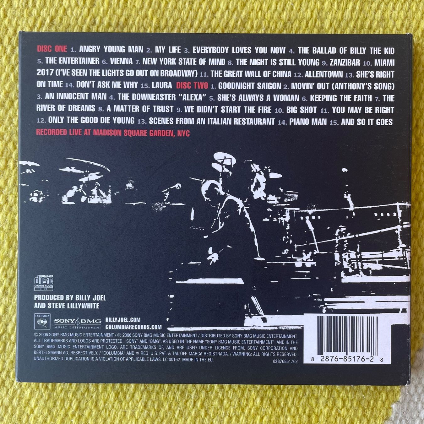 CD: BILLY JOEL-12 GARDENS LIVE (DIGIPACK) – Usato da Rorschacherberg venduto da CD-Roli 1