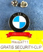 BMW LOGO 6xWINS AT SPA PIN GLASIERT mit SECURITY-CLIP SILBRI