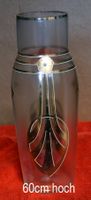 Glas Vase  Jugendstiel 60 cm Hoch