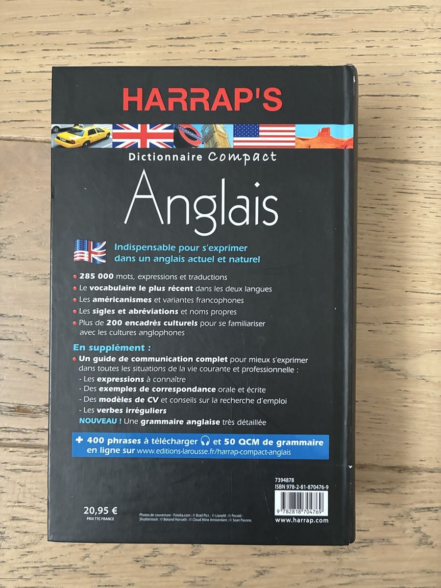 Libri: Dictionnaire Anglais – Nuovo (secondo la descrizione) da Bulle venduto da ste_t2ng 2