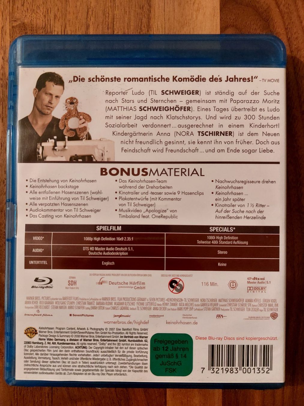 Tutti i DVDs: Blu Ray - KeinOhrHasen – Usato da Rheinfelden venduto da FilmAuktion 1