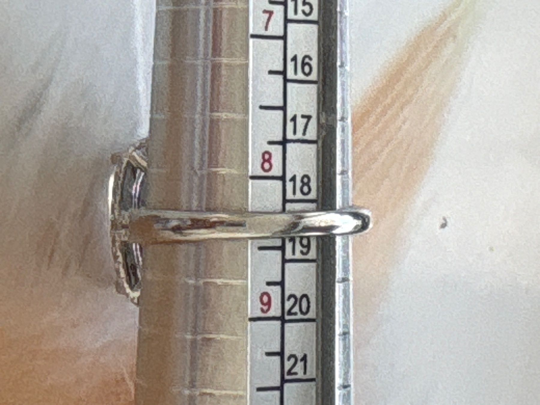 Anelli: Luxus Elegante Gr.18/8 Ring Farbe: Silber / Weiss – Nuovo (secondo la descrizione) da Biel-Bienne venduto da Roserosse13 6