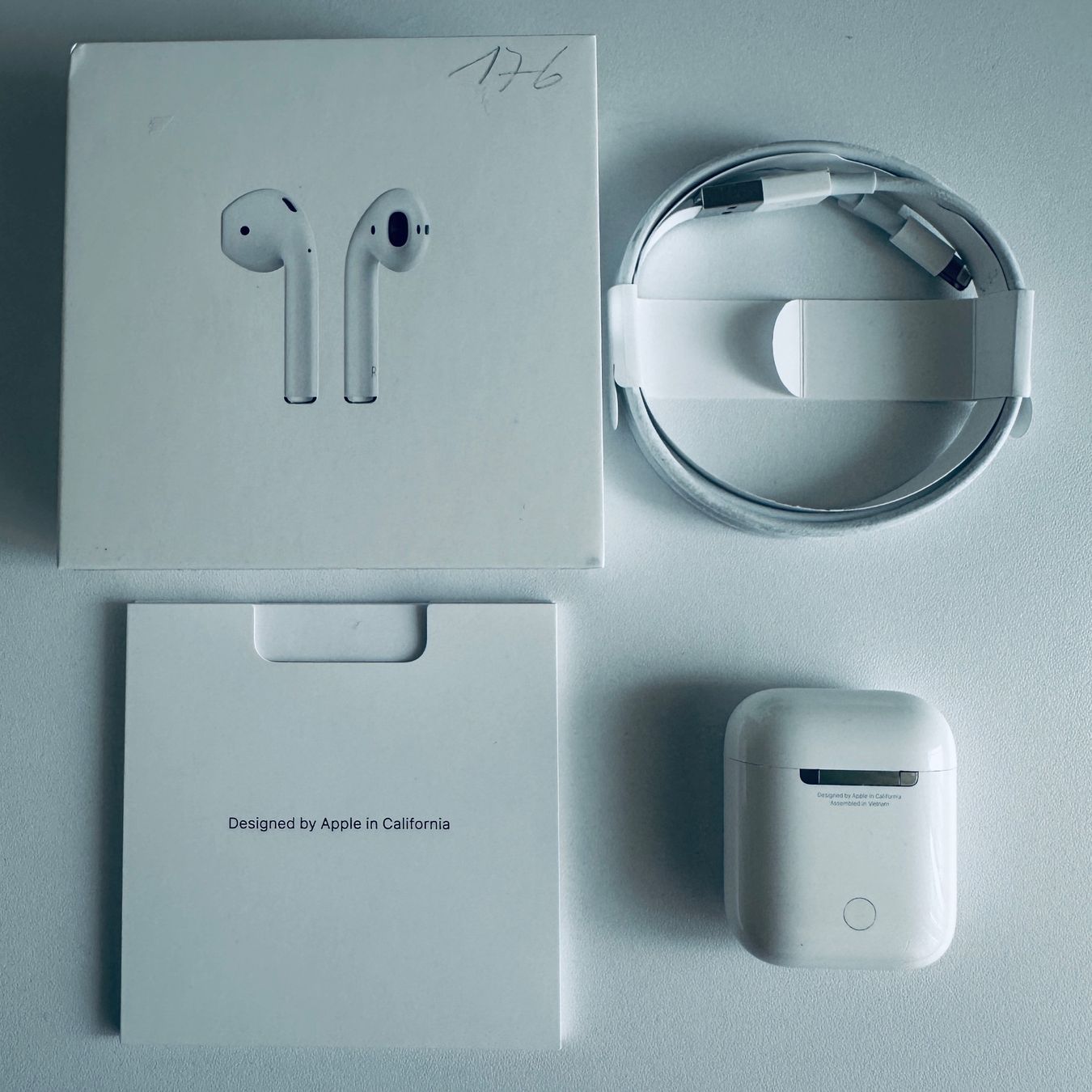 Apple Cuffie: Original Apple AirPods 2 Kopfhörer Wireless Lightning Kabel – Usato da Basel venduto da MY.AIRPODS.SHOP
