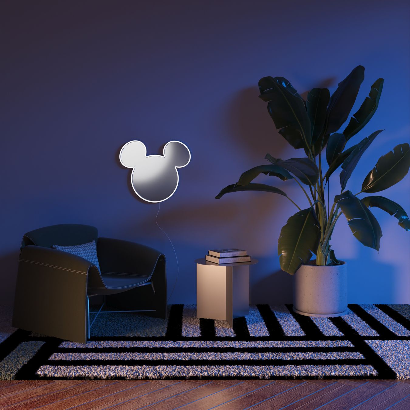Kronleuchter & Deckenlampen: Disney Mickey Silberspiegel Silber – Neu und originalverpackt aus Dietlikon von Salesmax 2