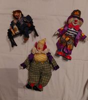 3 Clown Puppen, Sammlerpuppen