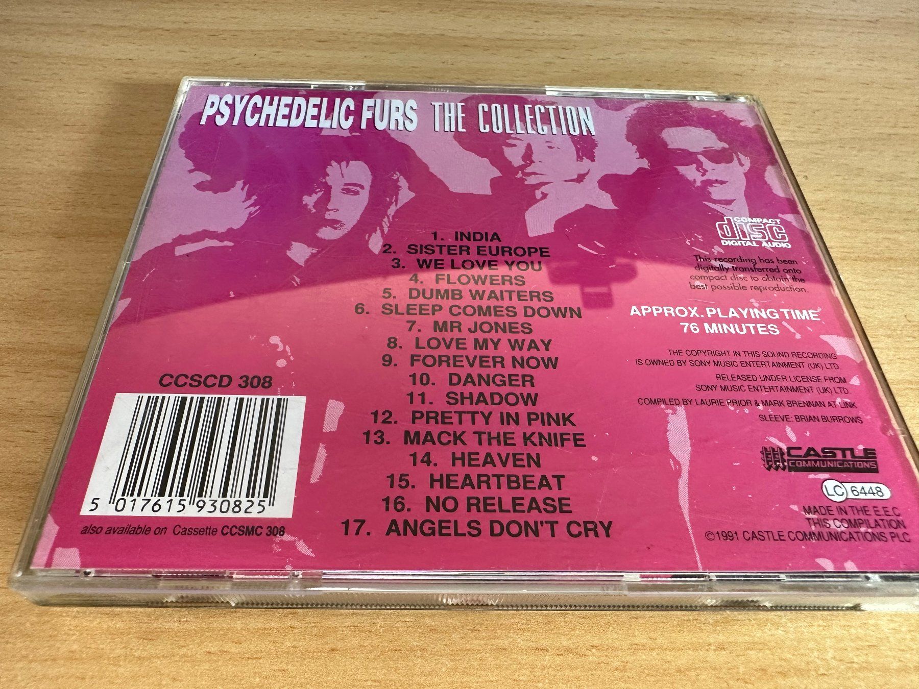 CD: Psychedelic Furs – The Collection – Usato da Rikon im Tösstal venduto da Alpenmutz 1