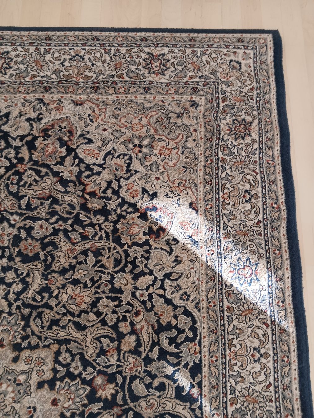 Tappeti: Orientteppich dunkelblau beige mit klassischem Muster – Usato da Ebikon venduto da Tanzbegleiter 2