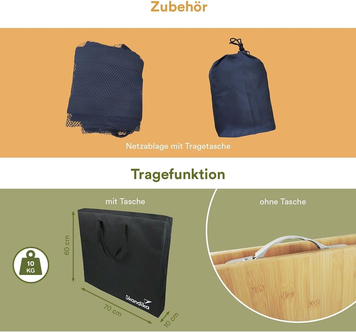 Tavoli da giardino: Skandika Campingtisch Tolja – Nuovo e nell'imballaggio originale da Bottighofen venduto da zaap 5