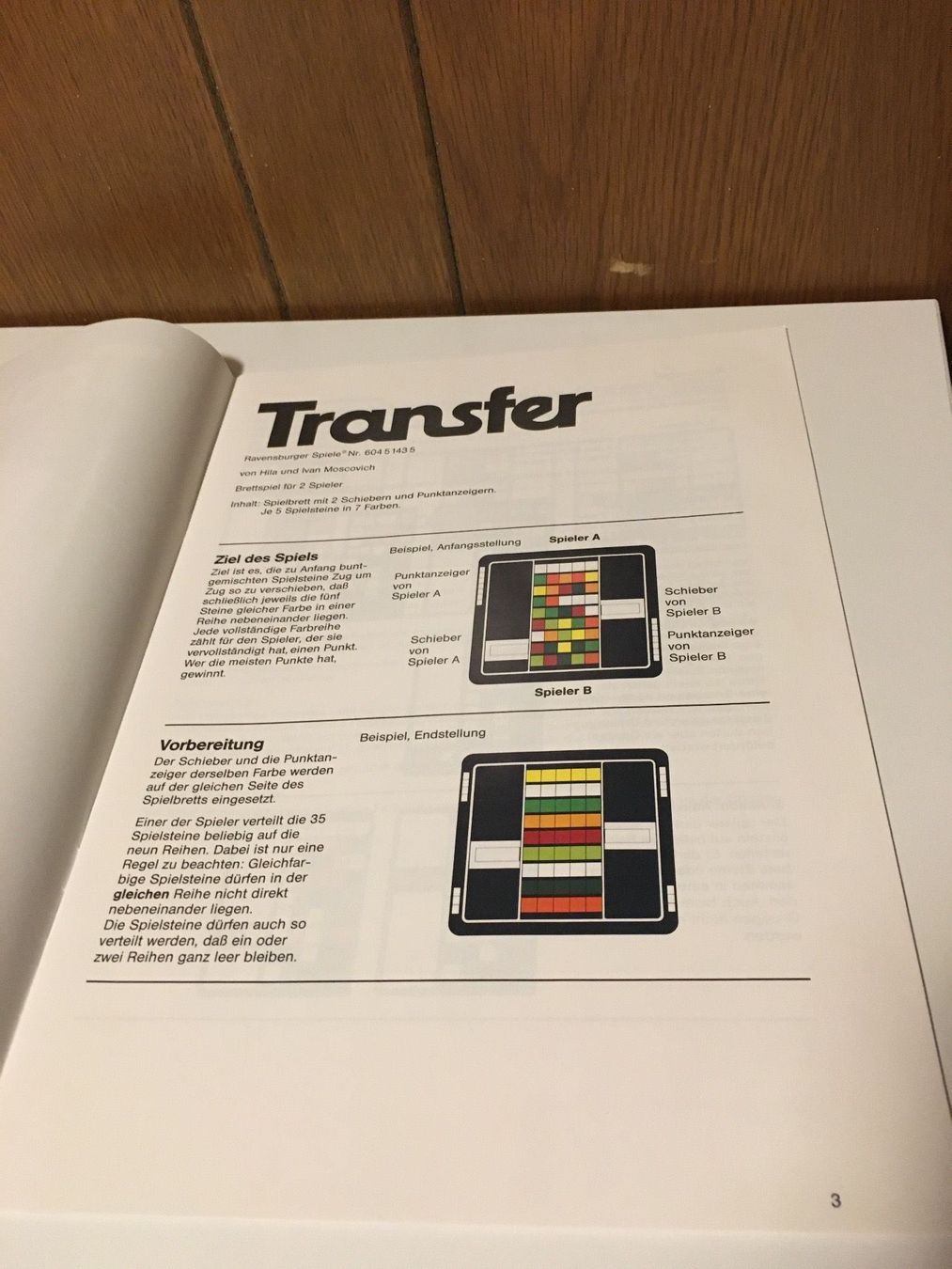 Ravensburger Giochi: Spiel - Transfer - Ravensburger - 1983 – Usato da Andwil SG venduto da Rainboli 7