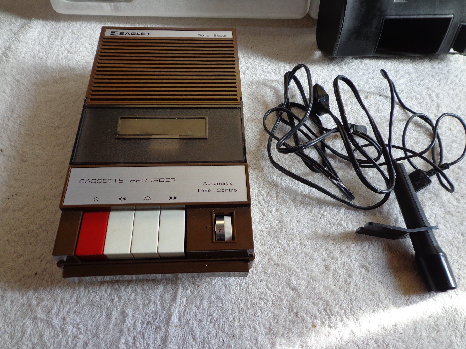Aufnahmegeräte: Eaglet Cassette Recorder Solid State mit Zubehöre – Neu (gemäss Beschreibung) aus Ligornetto von Faffarel 2