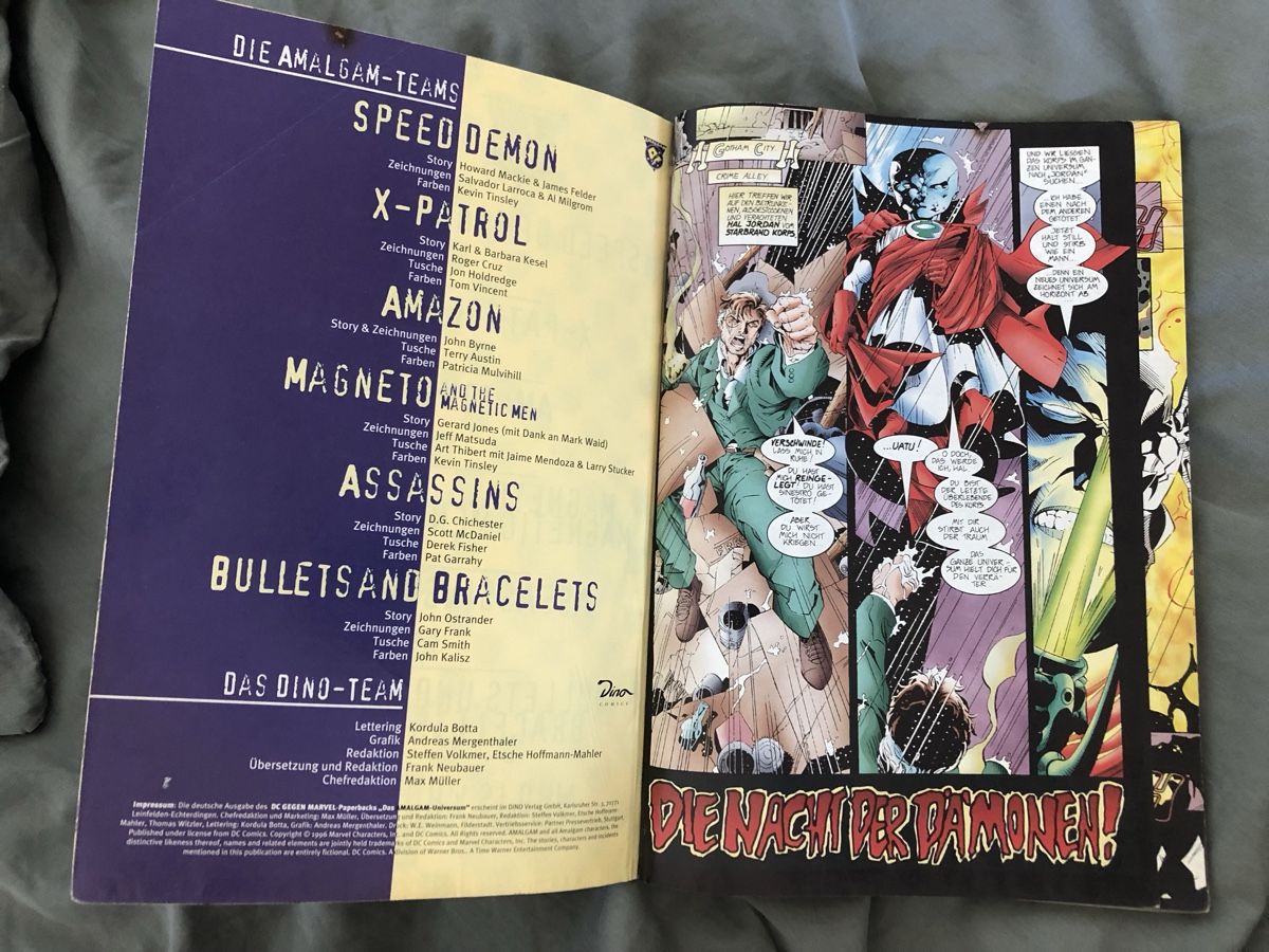 Comics: DC gegen MARVEL sonderband: das amalgam universum – Gebraucht aus Basel von LukasLiederer 2