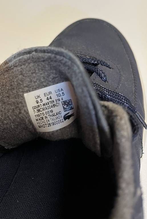 Scarpe da uomo: Lacoste Schuhe Grösse 44 – Usato da Filisur venduto da Folle74 2