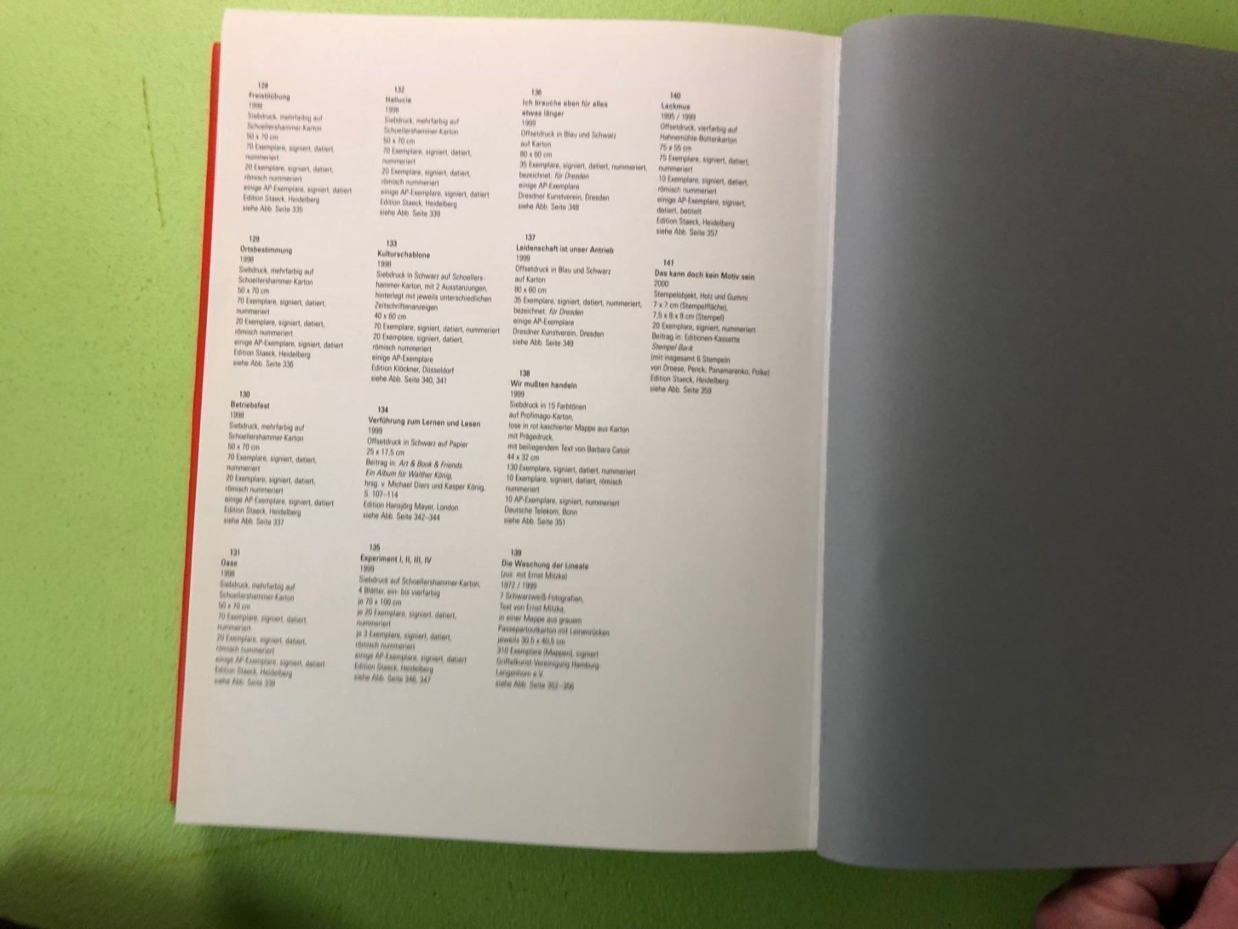 Libri: Sigmar Polke: Die Editionen 1963 - 2000 – Usato da Zürich venduto da allp 9