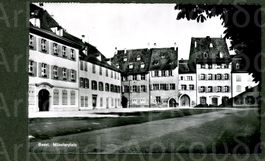 AK sw Basel BS Münsterplatz,Domherrenhöfe im NW ≈ 1960