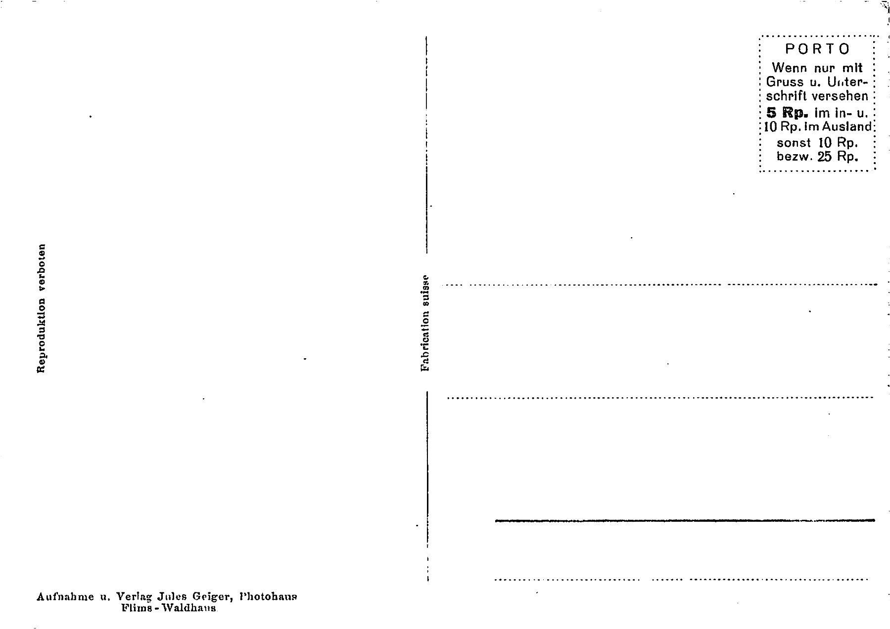 Cartoline postali: Valendas, Dorfpartie – Usato da Ottikon b.Kemptth. venduto da Neptun1974 1