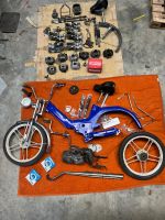 Puch Maxi S Rahmen mit diversen Teilen