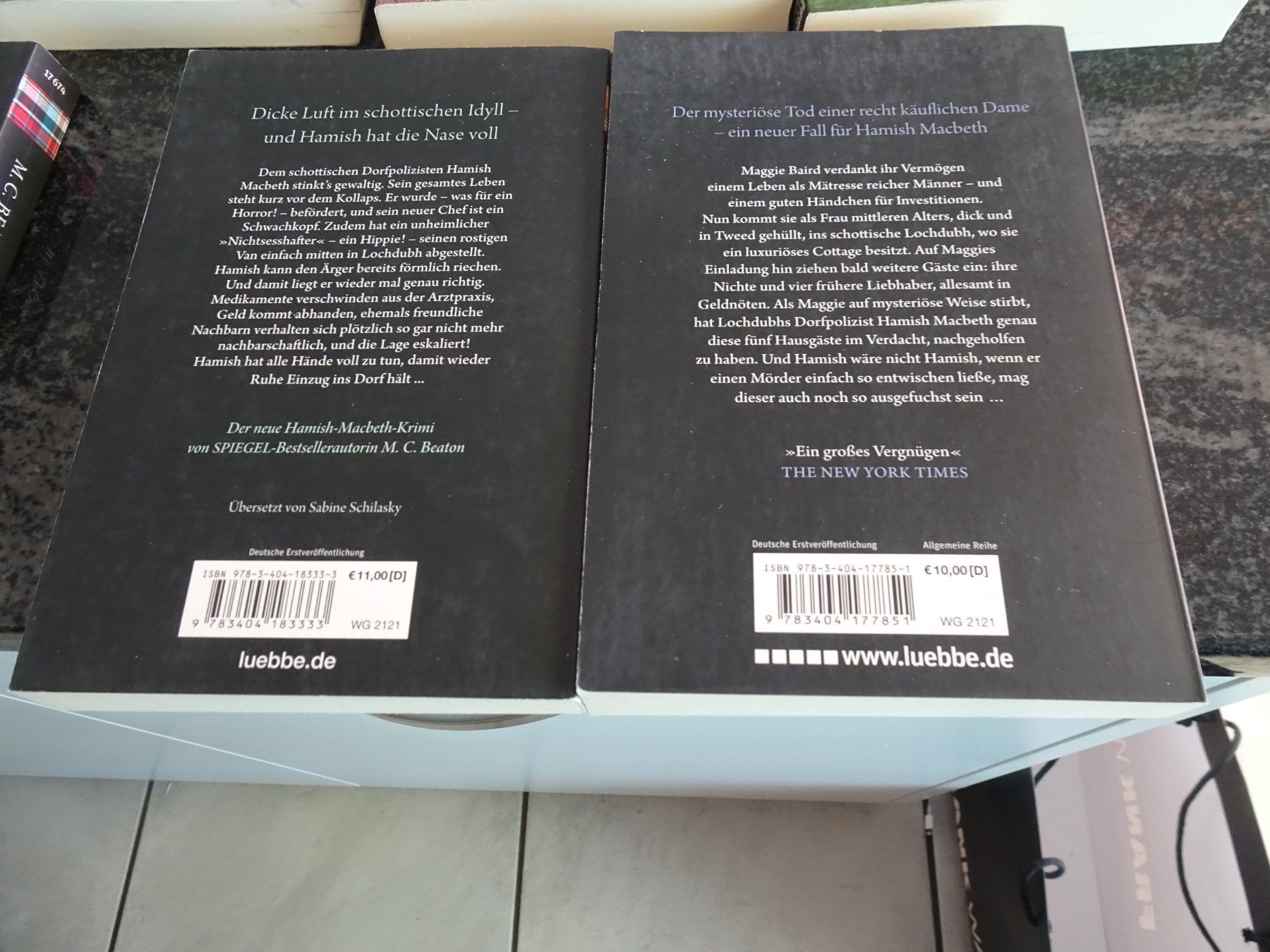 Libri: 7x  M.C. Beaton Hamish Macbeth Krimis MA – Usato da Zürich venduto da Roulet 4
