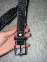 Glitzer Guertel, neu, schwarz, fuer den Ausgang, Gr. 85!