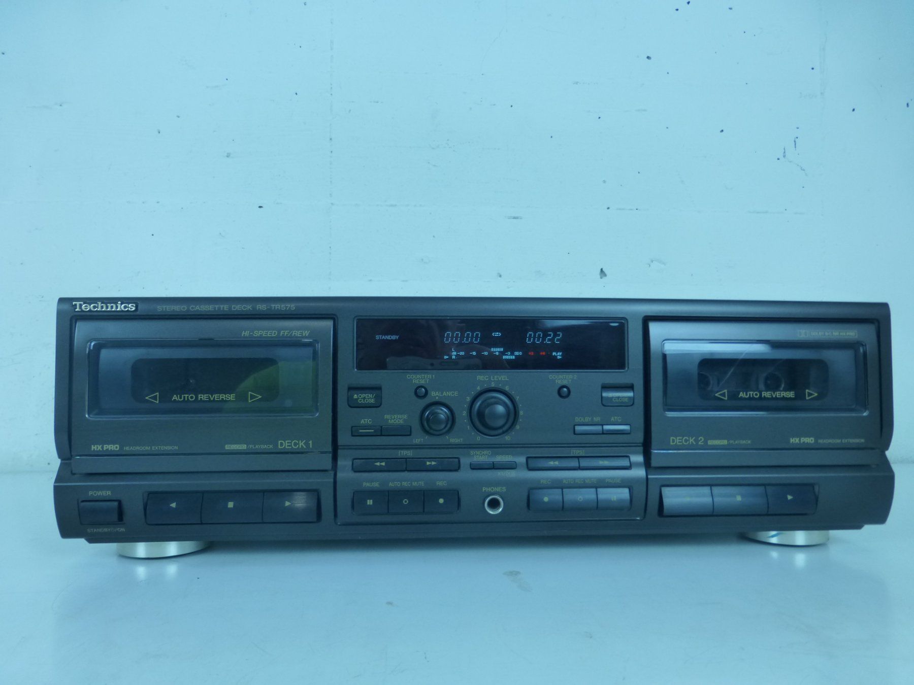 Technics Audio- & Mediensysteme: Technics RS-TR575 Doppel Kassettengerät – Gebraucht aus Fahrweid von gruenezahn