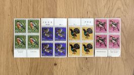 Pro Juventute Marken 1968 Vögel-Set 🇨🇭