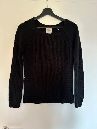C&A Damen Strickpullover Gr. S Schwarz – Basic