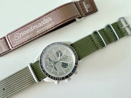 OMEGA x SWATCH Mission to Saturn “Military”, NO box & papers