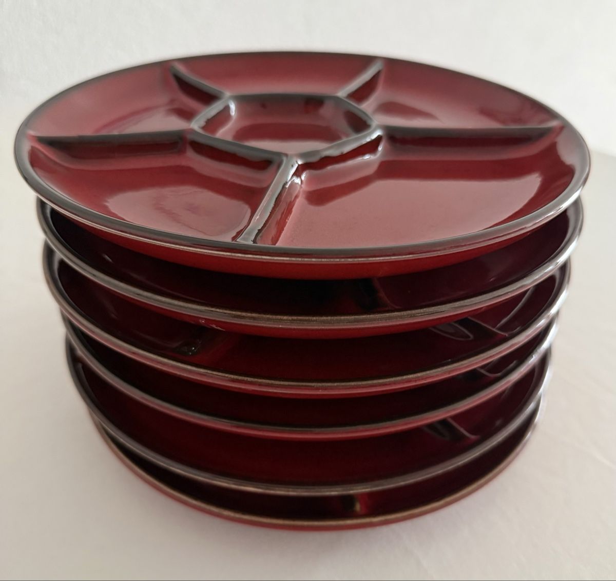 Assiettes: 6 Fondue Teller – D'occasion à Wangen SZ par hame1945