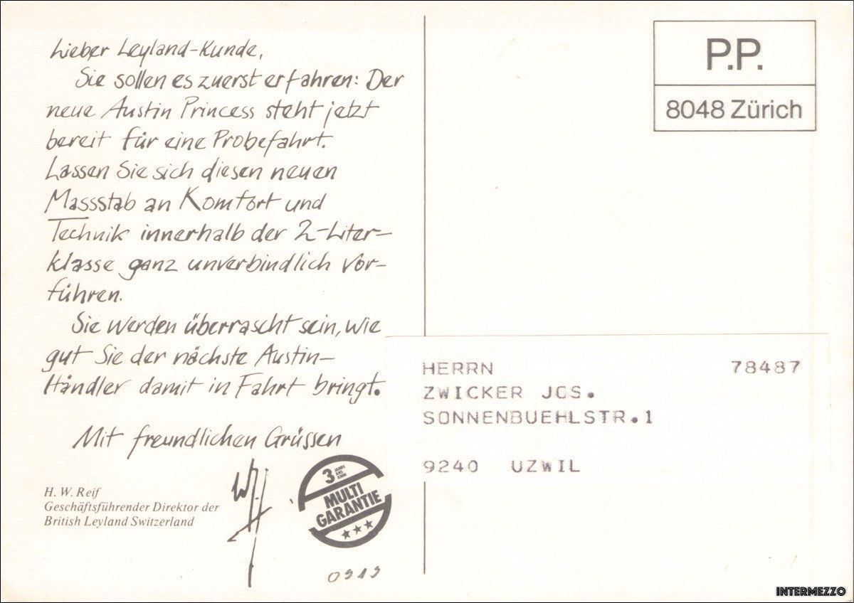 Riviste & Magazine: Auto // Austin Princess // Oldtimer – Usato da Basel venduto da intermezzo12 1