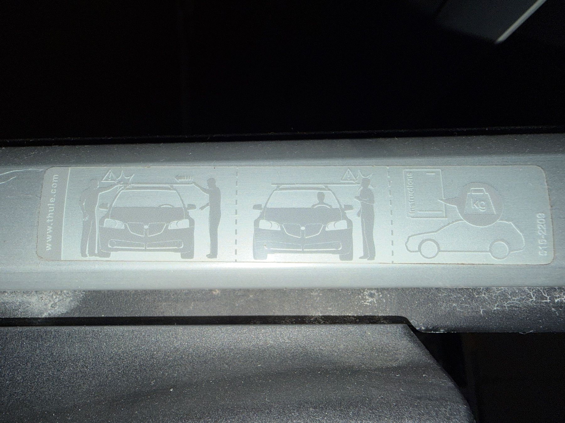 Thule Dachboxen: Thule Motion 800 Dachbox mit Dachträger Slide Bar – Gebraucht aus Roggwil TG von Zitronenmelisse 9