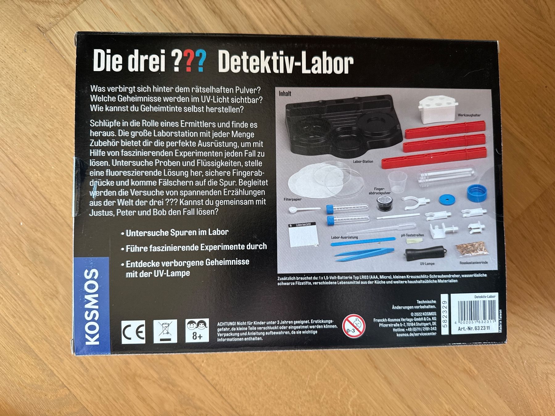 Kosmos Giocattoli: Die drei ??? Detektiv Labor – Nuovo e nell'imballaggio originale da Ebikon venduto da Jascha0 1