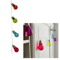Lichterkette 10 Led Glühbirnen Bunt
