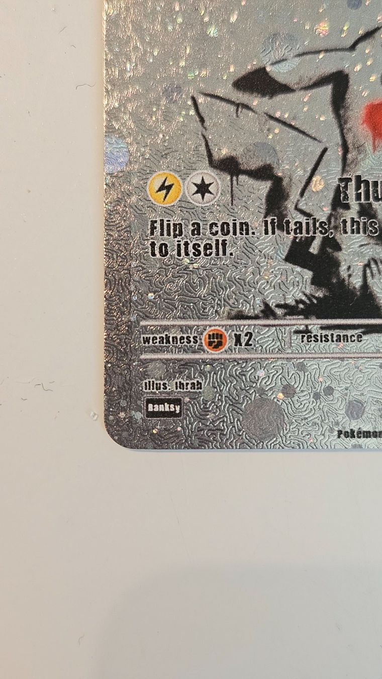 Pokémon Carte collezionabili: Pikachu X Banksy Custom Card – Nuovo (secondo la descrizione) da Yverdon-les-Bains venduto da sen_dh25 4
