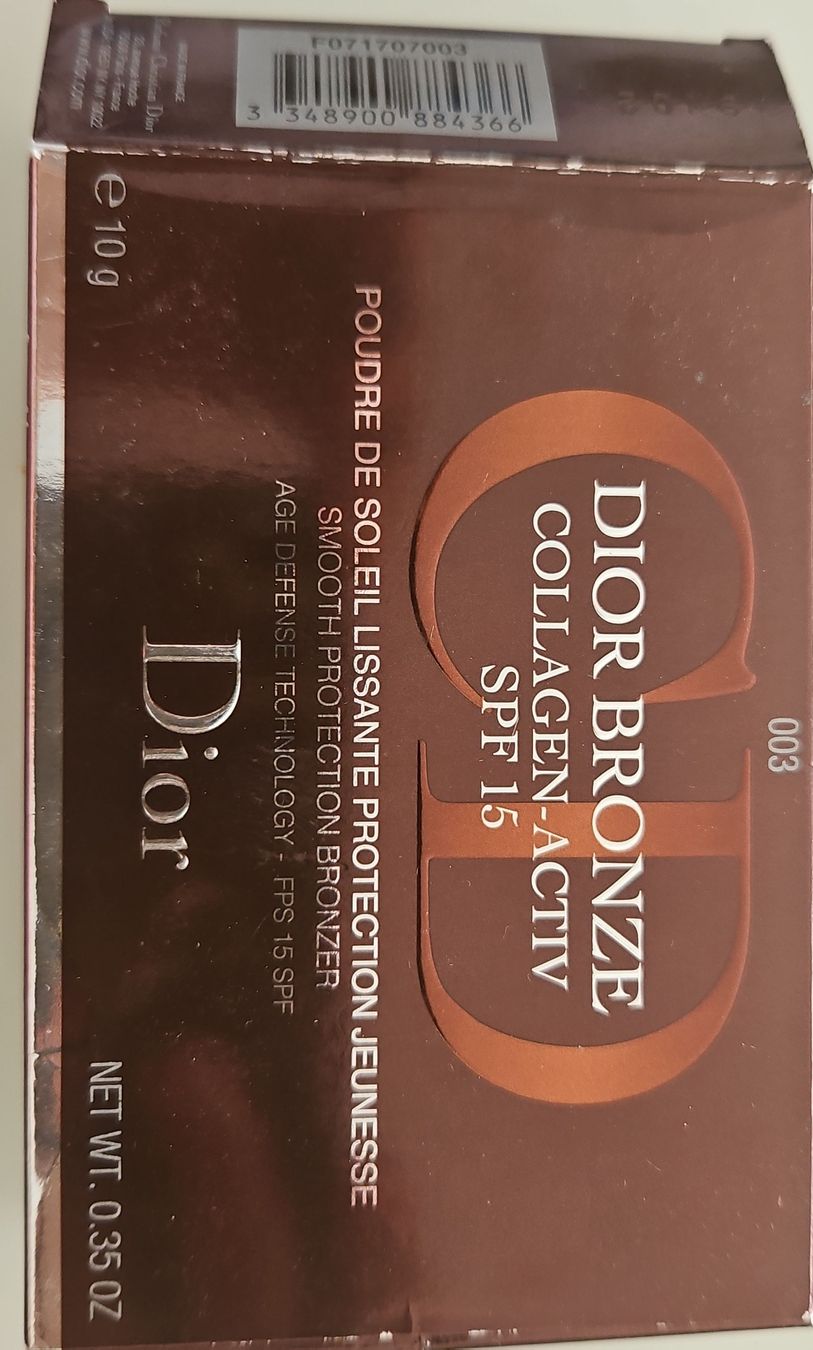 Dior Make-up: Dior bronze collgen active spf15 puder – Usato da Basel venduto da fragolina08