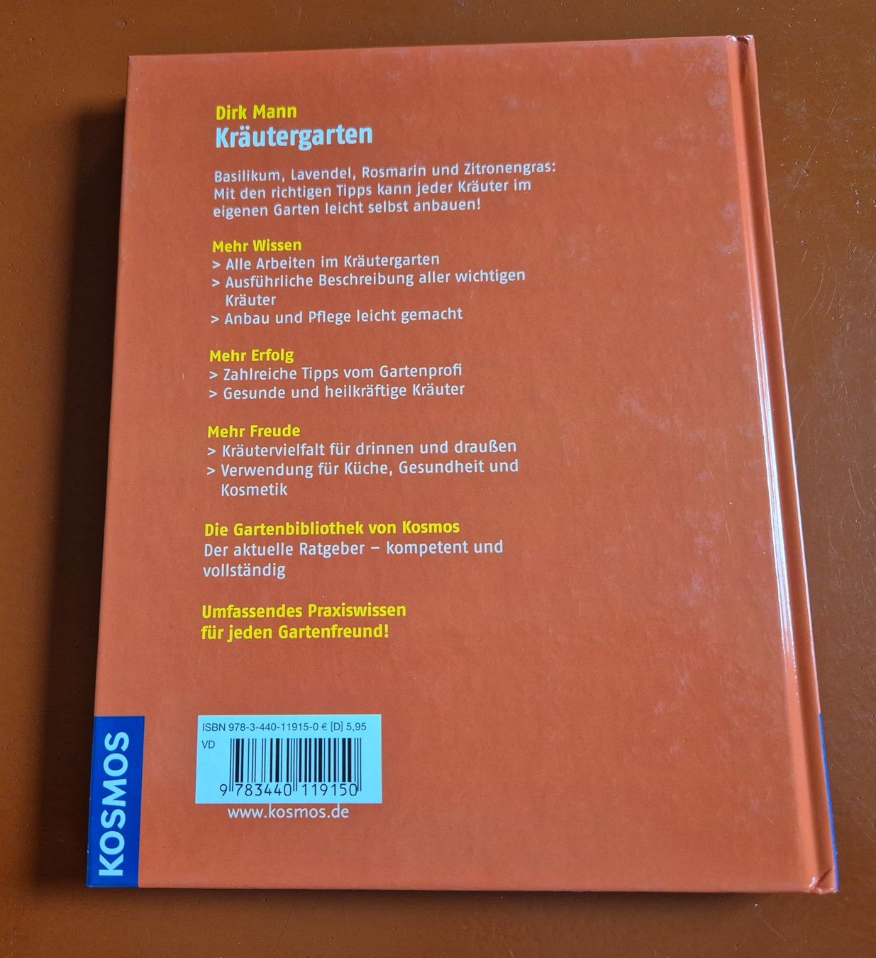 Libri: Kosmos Kräutergarten – Usato da Zürich venduto da jstsyysndby 1