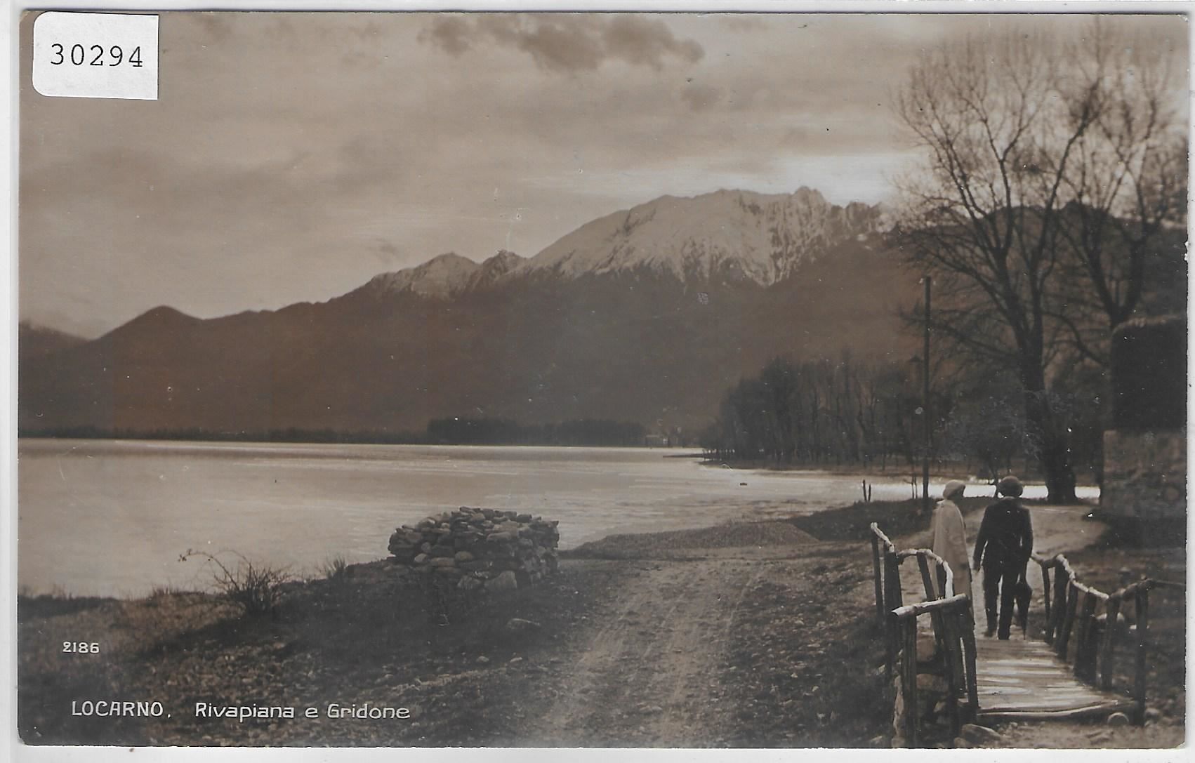 Cartoline postali: Locarno - Rivapiana e Gridone – Usato da Ettingen venduto da Kartenplanet