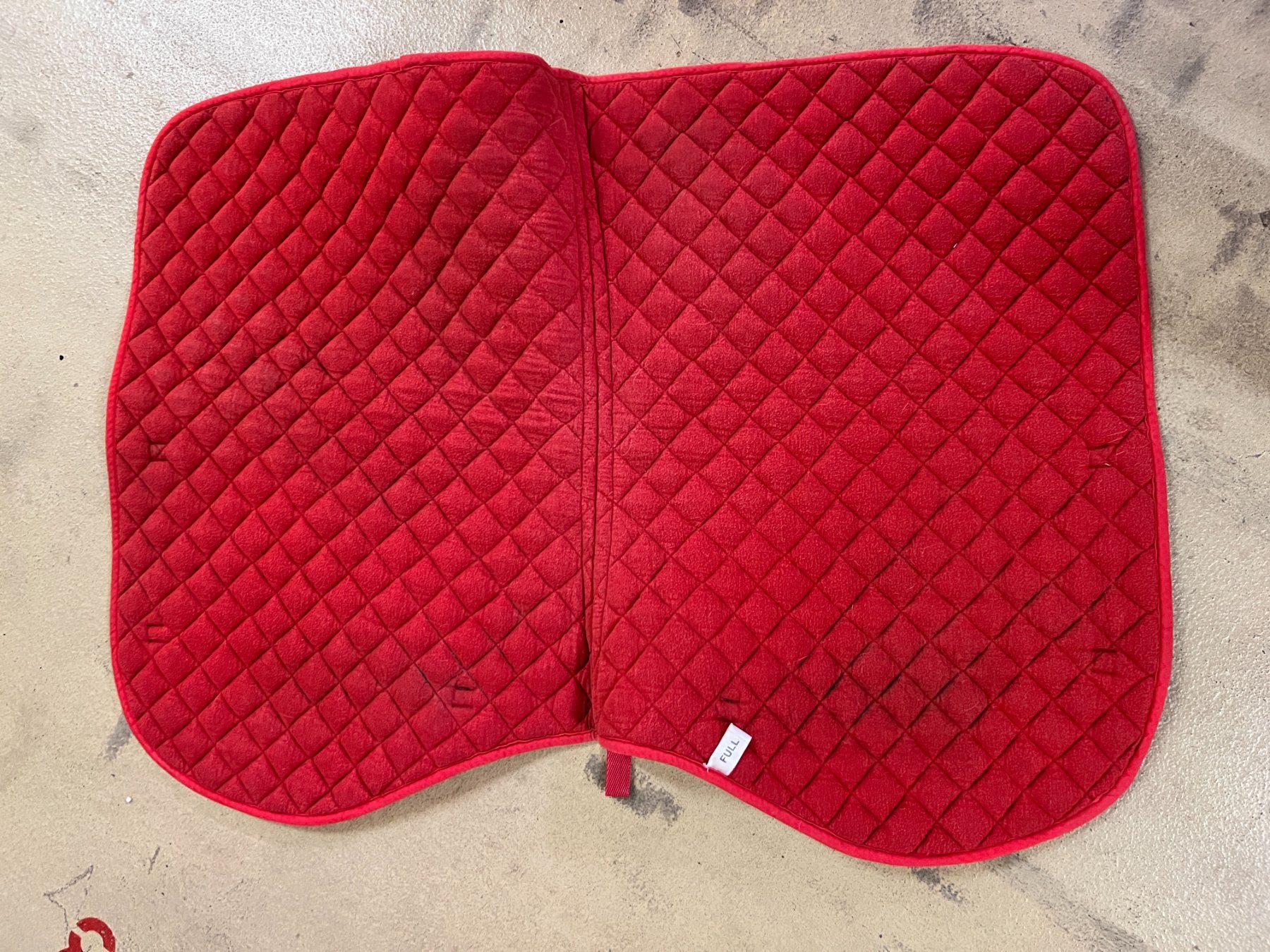 Selle & Accessori: Schabracke Satteldecke gesteppt rot FULL – Usato da Beinwil am See venduto da jw131 1