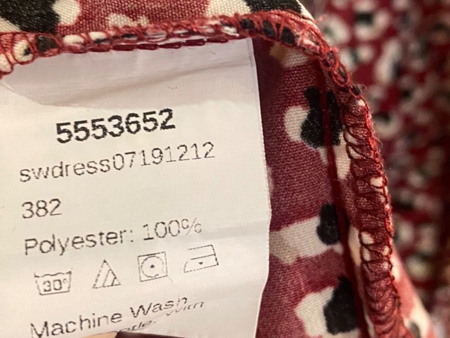 Shein Kleider: Kleid mit Muster bordeaux Gr. 4XL / Gr. 52 – Gebraucht aus Pratteln von a23_j2gs 7