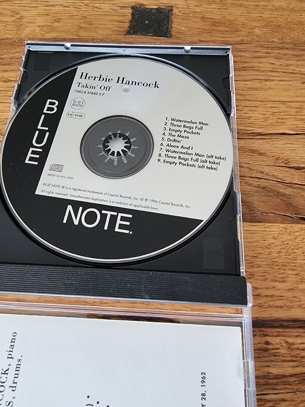 CD: HERBIE HANCOCK TAKIN' OFF – Nuovo (secondo la descrizione) da Zofingen venduto da Tinpan 2